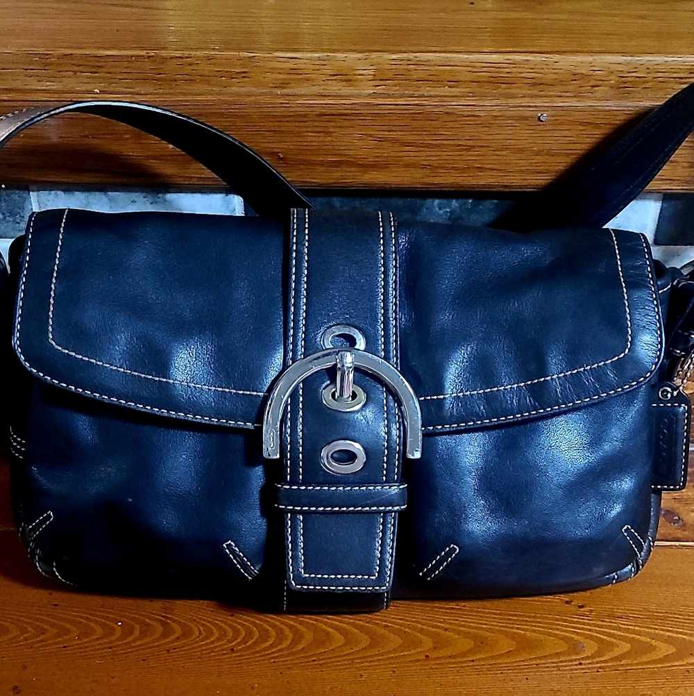 Coach Black Leather Purse